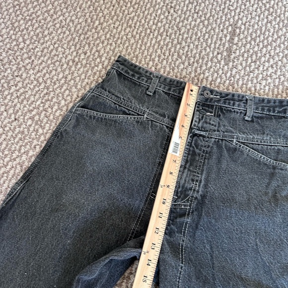 Vintage Marithé François Girbaud Baggy Jeans Men’s 32 Y2K Black Wash - Picture 8 of 10